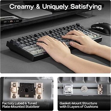 logitech superlight: Клавиатура, Механическая, Bluetooth, Проводное подключение, Размер: 100% — 3
