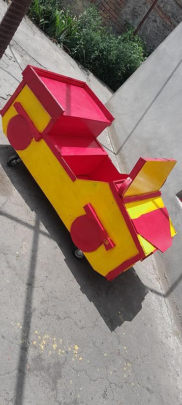 Игрушечный транспорт: Uşaq üçün taxta “maşın” konstruksiyası - Material: tamamilə ağacdan — 6