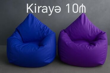 Kiraye puflar Xl olcude 70 kqadek davamli hundurluyu 90 diametr 70 sm
