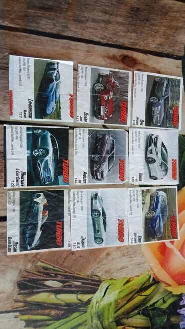 Kolleksiya kartları: Turbo saqqız kartları – böyük kolleksiya Məlumat: - “Turbo” avtomobil — 4