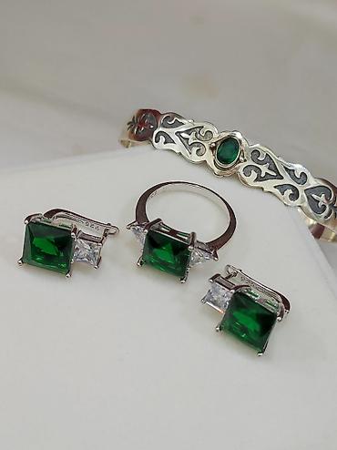 Серебряные наборы украшений: Серебряный Набор+ Билерик Серебро 925 пробы Размеры имеются Набор at lalafo.kg — 6 Серебряные наборы украшений: Серебряный Набор+ Билерик Серебро 925 пробы Размеры имеются Набор — 6
