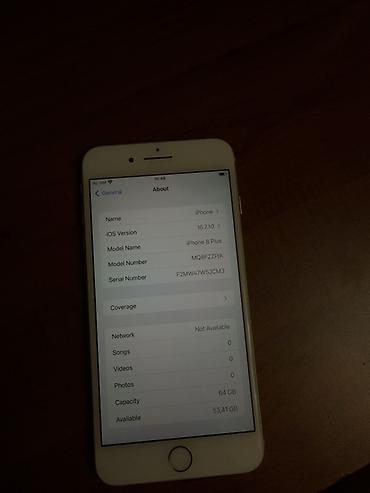 Apple iPhone: IPhone 8 Plus, 64 GB, Ağ, Simsiz şarj — 3