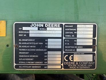 трактор мешалка: Кормоуборочный комбайн John Deere 7350 с кукурузной жаткой Kemper 445 — 6