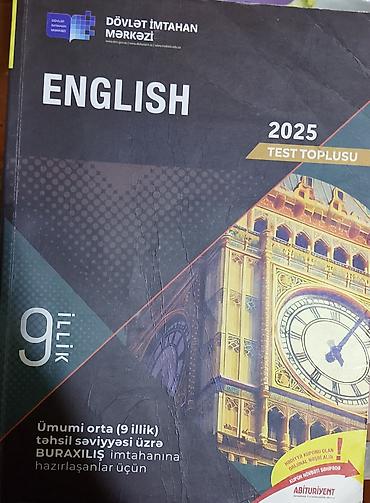 Məhsul: “English – 2025 Test Toplusu” (Dövlət İmtahan Mərkəzi) - lalafo.az -da Məhsul: “English – 2025 Test Toplusu” (Dövlət İmtahan Mərkəzi) -
