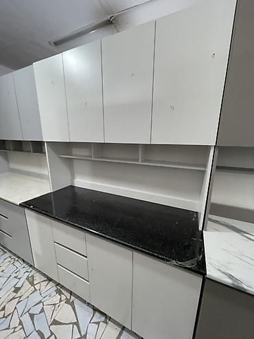 silver kitchen: Кухонный гарнитур, Новый, В рассрочку, цвет - Коричневый — 9