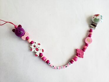 Ostale dečije stvari: Cene drvenih lančića su 600 din . Porucite personalizovani drveni — 7