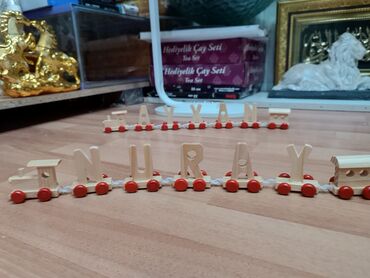 Sifarişlə əl işləri: Əl işi Taxta həriflər 1azn Topdan qiyməti 1-aznən azı hər hərifdən — 13