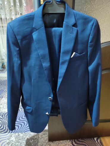 мужской костюм для выпускного: Костюм цвет - Синий
