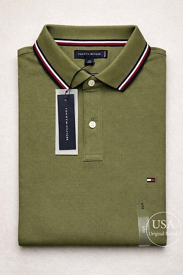 Kişi geyimləri: Original tommy hilfiger 3 regide elde var uzerinde olculer qeyd olunub — 1