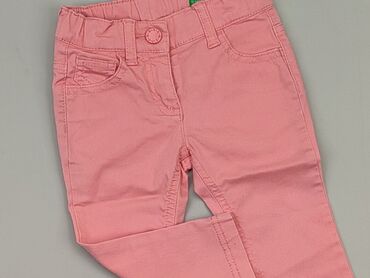 legginsy imitujące jeans: Spodnie jeansowe, 9-12 m, stan - Dobry
