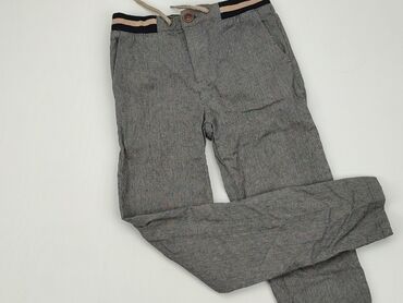 Trousers for kids 9 years, condition - Good, pattern - Monochromatic, color - Grey