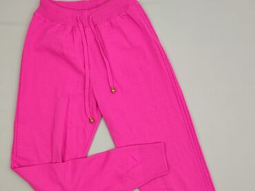 spodnie dresowe damskie 46: Material trousers for women, size S (EU 36)