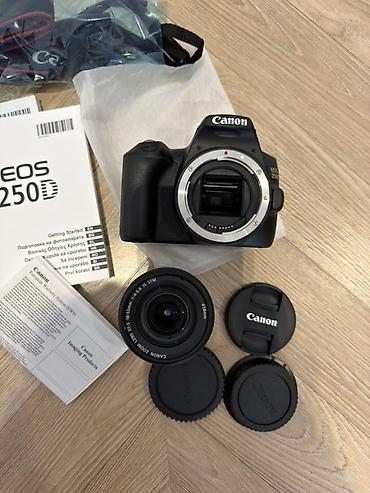 canon 250d: Fotoaparat əla vəziyyətdədir və tam işləkdir. Heç bir texniki problemi — 2