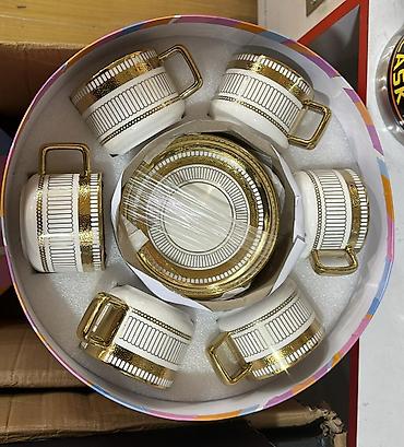 mate: Espresso fincan dəsti – 6 nəfərlik - Material: yüksək keyfiyyətli — 2