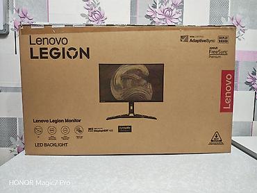 Video oyunlar və konsollar: PlayStation 5 Slim və Lenovo Legion R27İ-30 oyun monitoru. İkisidə — 5