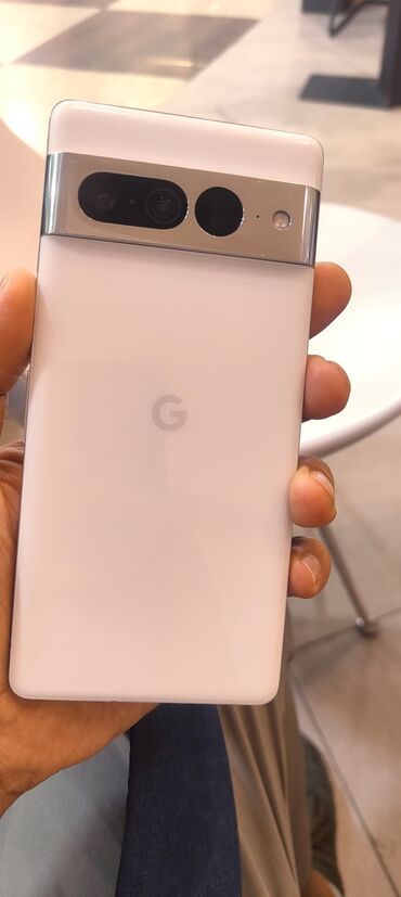 телефон в рассрочку алматы без банка без первоначального взноса: Google Pixel 7 Pro, Колдонулган, 256 ГБ, түсү - Ак, 2 SIM, eSIM