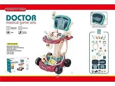 roboti igracke za decu: Doktorski set na kolicima – “Doctor medical game sets” - Interaktivni — 4