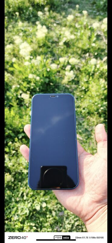 Apple iPhone: IPhone 12, 128 GB, Mavi, Face ID, Simsiz şarj, Sənədlərlə — 2