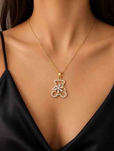 urek: Zərif qadın boyunbağıları – müxtəlif asma modelləri - Material — 4