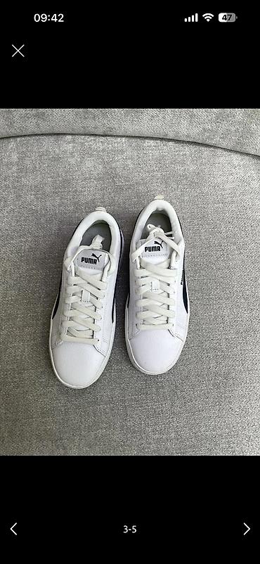 puma 36: Кроссовки, 36.5, 37, Puma, Новый, цвет - Белый, Самовывоз, Платная доставка — 2