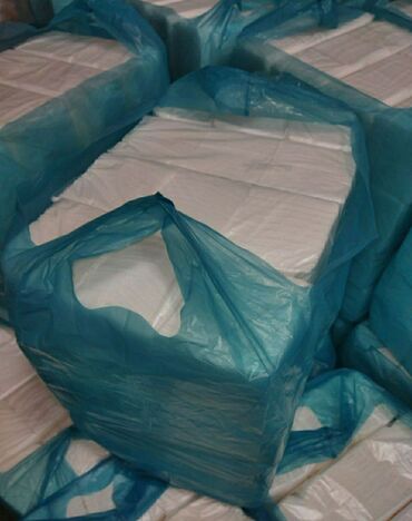 мусорный пакет: Салфетки квадратные, классические 16 пачек (синий пакет)