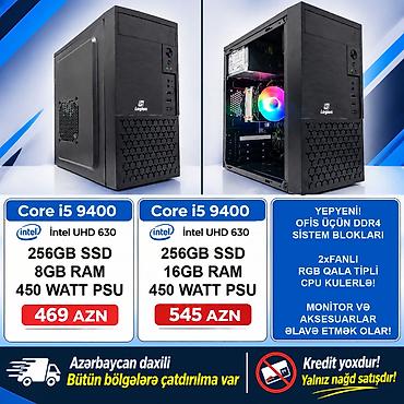 komputer windows 10: BÜTÜN BÖLGƏLƏRƏ ÇATDIRILMA VAR! ⭐Təzə Sistem Bloku 8GB Ramla 469 AZN — 1