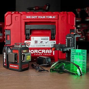 tools: Лазерный нивелир WORCRAFT XCube026 (зелёный луч) Комплектация: - — 1