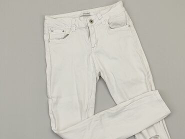jeansy wide leg z dziurami: Jeansy, S (EU 36), stan - Dobry