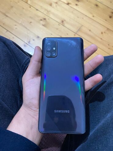 Samsung: Samsung Galaxy A71, 128 GB, rəng - Qara