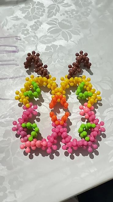 Модульные покрытия, пазлы: Конструктор «Снежинки» из разноцветных пластиковых деталей в одном — 7