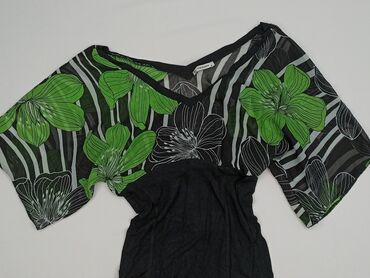 bluzki z aplikacją 3d: Blue shadow, Women's blouse, size S (EU 36)