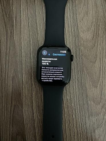 Акылдуу сааттар: Продаю Apple Watch SE Gen 2, 44 мм (Midnight). Состояние идеальное — — 8