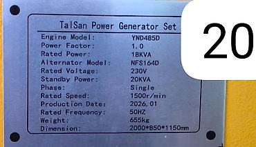 dizel generator: Satış, Yeni, Dizel, Generator, Pulsuz çatdırılma, Kredit yoxdur — 5