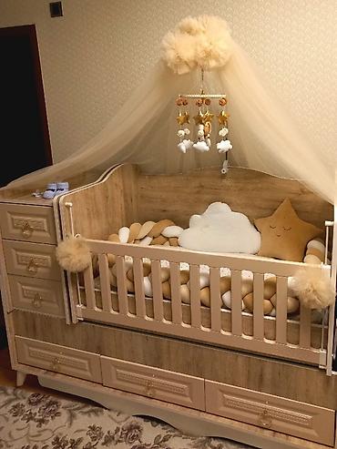 matras uşaq ucun: Oğlan və qız üçün, İşlənmiş, Beşik, Dəstsiz, Matras ilə — 1