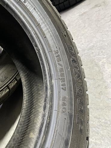 55: Шины 215 / 55 / R 17, Зима, Б/у, Пара, Легковые, Япония, Dunlop — 3