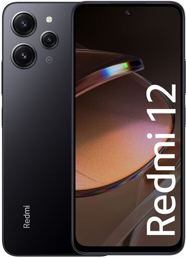 sade telefonlar satisi: Xiaomi 12, 128 GB, rəng - Qara, 
 İki sim kartlı, Face ID, Sensor