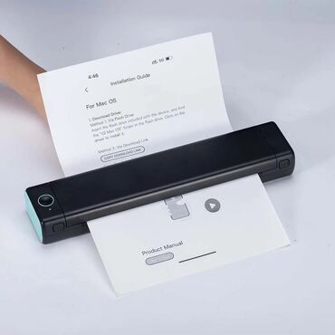 портативный принтер: Портативный термопринтер для A4 с питанием от Usb для Android los