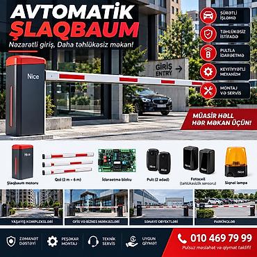 Avtomatik şlaqbaum sistemi – nəzarətli giriş, daha təhlükəsiz məkan!