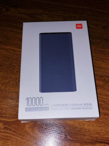 Portativ enerji yükləyicilər: * Power Bank Xiaomi Redmi 10000 mAh 18w 2.4A Fast Charge !!! TÜND