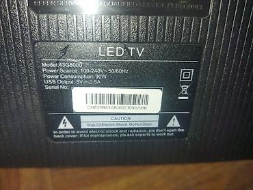 LED телевизор samsung 43G8000 разбит экран на запчасти