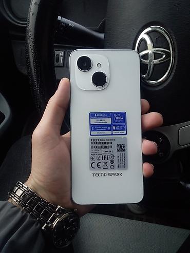 apple ipad 11: Tecno Spark 30C, 128 GB, rəng - Ağ, İki sim kartlı — 1
