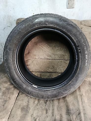 Шины: Шины 235 / 55 / R 18, Всесезонная, Б/у, Внедорожные (АТ/МТ), Корея, Pirelli — 4