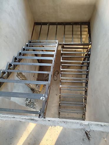 Изготовления каркасов: Лестница металлическая каркас перила — 2