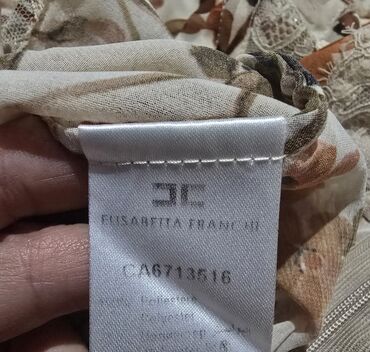 Bluze: Elisabetta Franchi, S (EU 36), Cvetni, bоја - Bež — 8