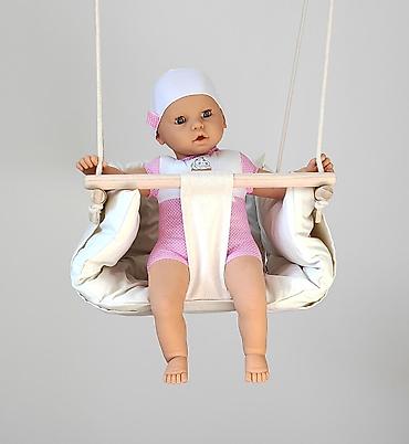 deciji tableti: Ljuljaška za decu HOME LUX BABY BEIGE Udobna i bezbedna dečija — 5