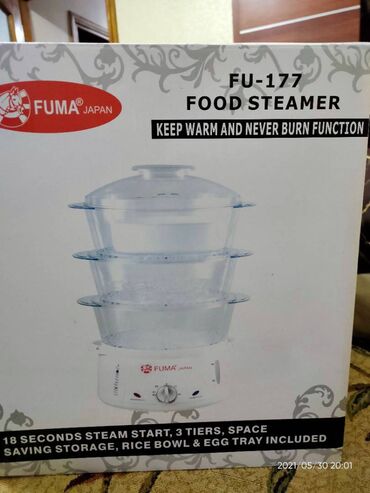 датчик уровня воды в стиральной машине: Пароварка FUMA. Производство Япония. 1500 ватт, 3 уровня, 60 мин