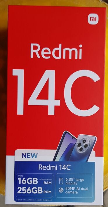 Redmi: Redmi, Redmi 14C, Новый, 256 ГБ, 2 SIM