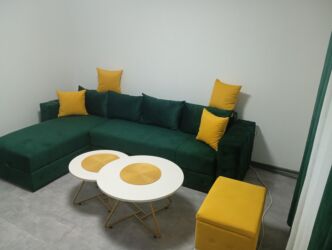 Ugaone garniture: Ugaona garnitura sa ležajem i tabure-otomanskim delom. - Dimenzije — 7