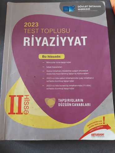 Testlər: Səliqəli işlənib.Içi yazılı deyil