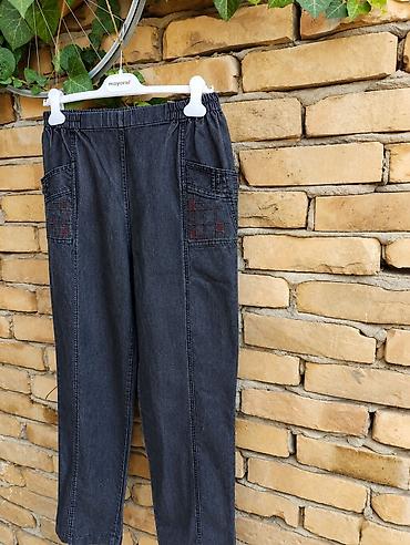 klips mindjuse: Pantalone – veličina L, lagane - Materijal: tanji teksas/denim u — 1
